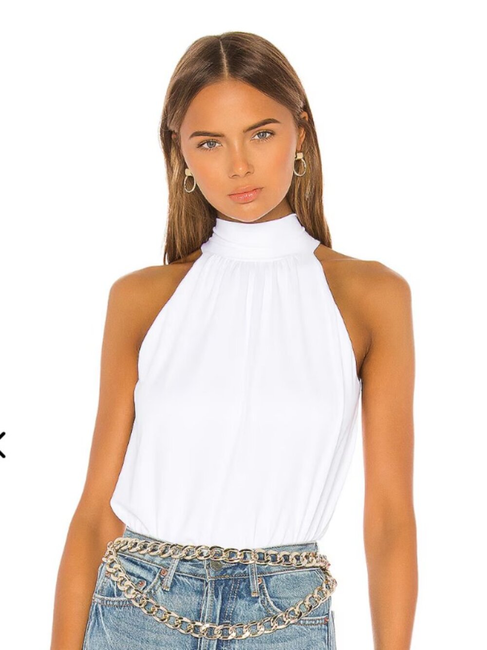 Tie Neck Flare Top Susana Monaco